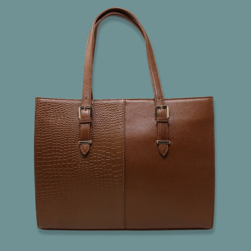 Gauri Genuine Leather Women Tote Bag Hive